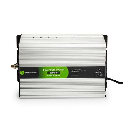 WATTSTUNDE® 2000W / 4000W 12V Sinus Spannungswandler WS12/2000NVS für Lithium