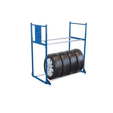 Reifenregal mit 2 Etagen 300 kg 1205 x 780 x 1325 mm