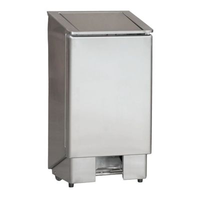 Combisteel Mülleimer mit Fußpedal aus Edelstahl 90 Liter