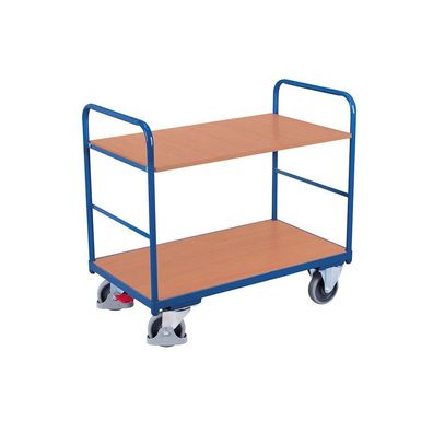 Etagenwagen mit 2 Böden 250 kg Traglast Typ L + EasySTOP