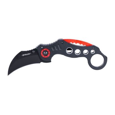 NEU Haller Taschen Messer Karambit Red Circle für Camping Outdoor Survival