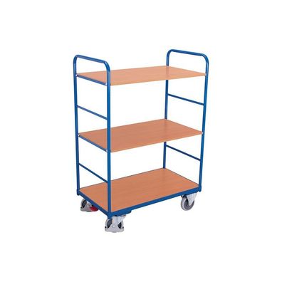 Etagenwagen hoch 3 Böden 250 kg Traglast Typ XL + EasySTOP