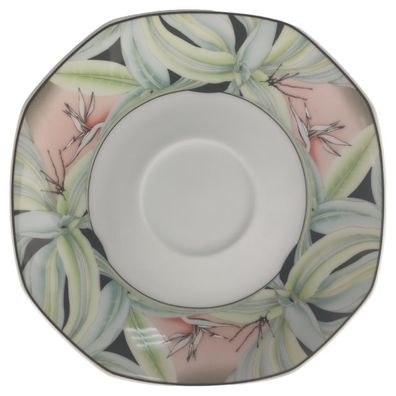 Untertasse für Kaffee L 14 B 14 Eschenbach Domus Florida Porzellan