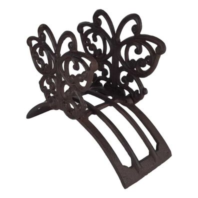 Schlauchhalter Gartenschlauchhalter Garten Gusseisen Schmetterling Rustikal