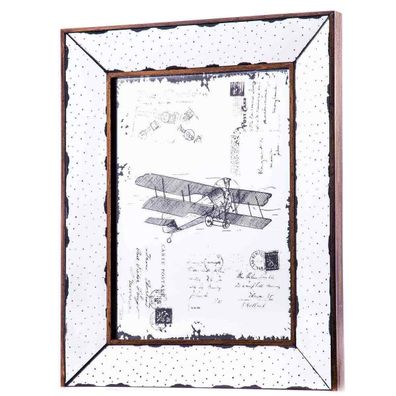 Motiv-Spiegel Doppeldecker Flugzeug #63554