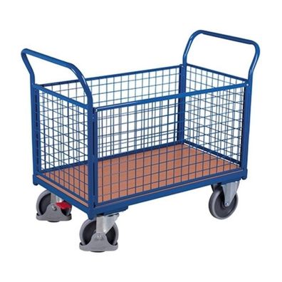 Drahtgitter Vierwandwagen 500 kg Typ XL + EasySTOP