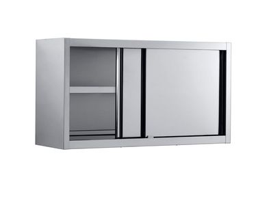 Combisteel Wandschrank mit 2 Schiebetüren aus Edelstahl 1000x400x660mm