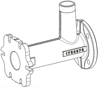 Wolf Anschlussrohr DN80 für MGK-2 390-630 173097699