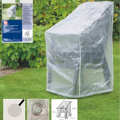 Transparente Schutzhülle für Stapelsessel Gartenmöbel