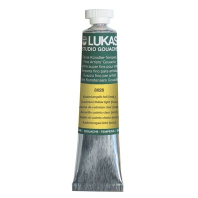 Lukas K80260007 Gouachefarbe STUDIO - 20 ml, kadmiumgelb