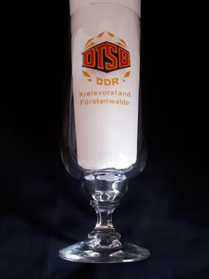 Bierglas DTSB DDR Kreisvorstand Fürstenwalde