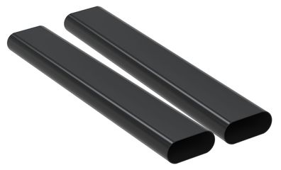Doppelkanal Plus CK150 ComfoMain (CK300), L=1 m, schwarz, Set aus 2xCK150 von Zehnder