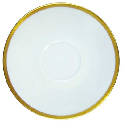 Untertasse für Kaffee Rosenthal Form 2000 Ätzgoldrand mit Rauten 3702