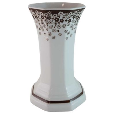 Vase Arabella Atelier Blumendekor braun H 13,5 cm