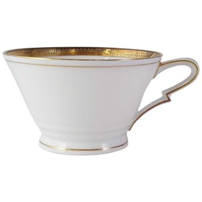 Teetasse Hutschenreuther Hohenberg Dekor Schwarz Gold