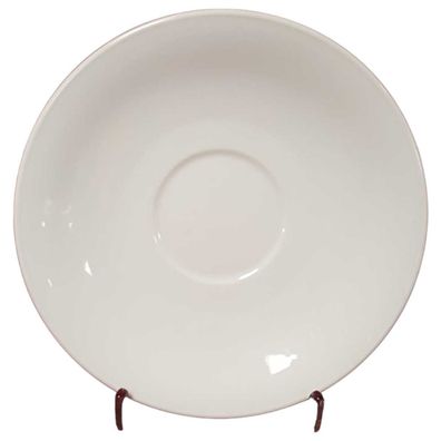 Untertasse für Suppe Seltmann Weiden Sonstige Form weiß Braun D 16 cm