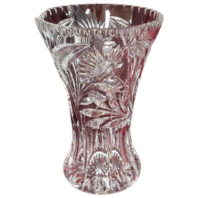 Kristallvase Glasvase Vase H 21,4 cm