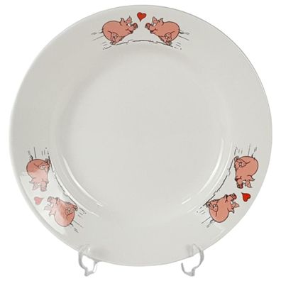 UdSSR ZiK Konakovo Porzellanmanufaktur Suppenteller Teller D 23,7 cm