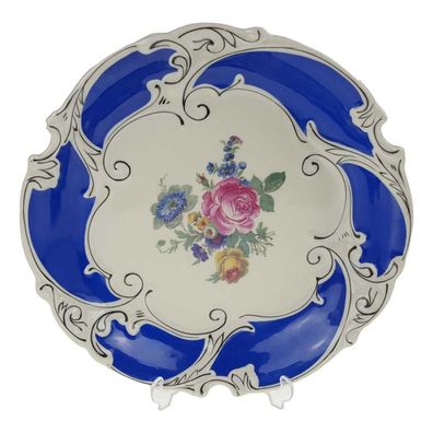 Zierschale Sammelteller Altenburg Blumendekor