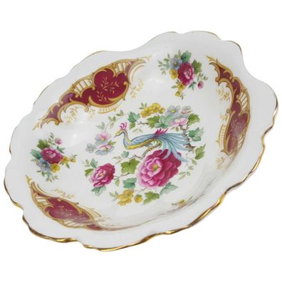 Schale Royal Albert Chatelaine Blumendekor Goldrand