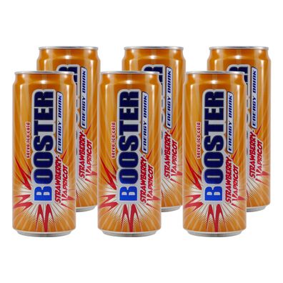 Booster Energy Drink Strawbeery-Apricot (24 x 0,33L)