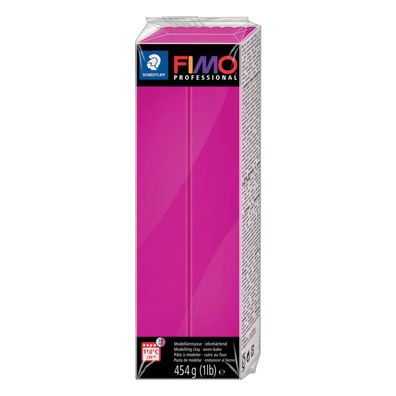 FIMO 8041-210 Professional Modelliermasse, reinmagenta, 454 g