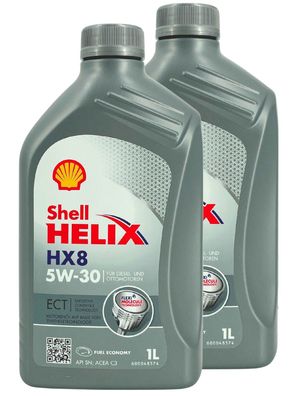 Shell Helix HX8 5W-30 ECT 2x1 Liter