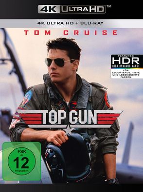 Top Gun (UHD+BR) Min: 110DD5.1 dtsWS - ParamountCIC - (Ultra HD Blu-ray / Action)
