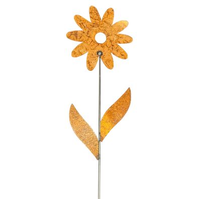 Rost Deko Rankstab Blume - Rankhilfe und Dekoration