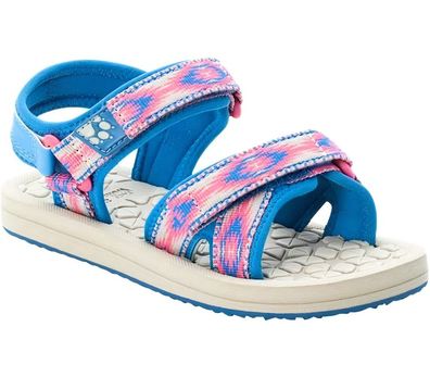 Jack Wolfskin Jungen Kinder Sandalen Kindersandalen Zulu VC Coral / Blue 163489