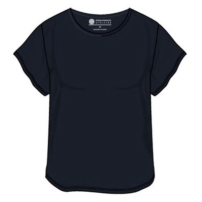 Endurance Damen Sportshirt Damen T-Shirt EnduranCeizzy Slub Dark Blue 77395