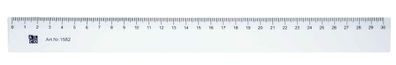 Alco Kunststofflineal flexibel 30cm transparent