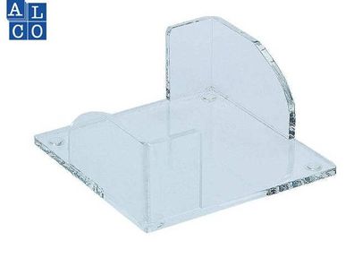 Alco Zettelbox Acryl gefüllt 100x100x43 mm glasklar