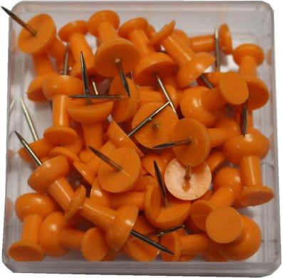 Alco Pinnwandnadel Kunststoff orange 12mm 100 ST