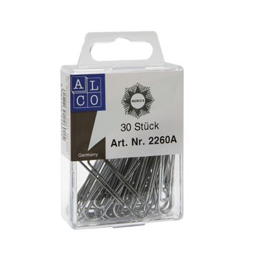 Alco NORICA Briefklammer Eisen verzinkt 50mm 30 Stück