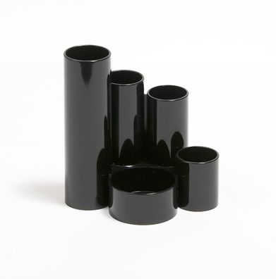 Alco Schreibtischbutler 5 Fächer Kunststoff schwarz