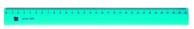 Alco Kunststofflineal flexibel 30cm blau-transparent