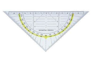 Alco Geometrie-Dreieck flexibel Kunststoff 16 cm transparent