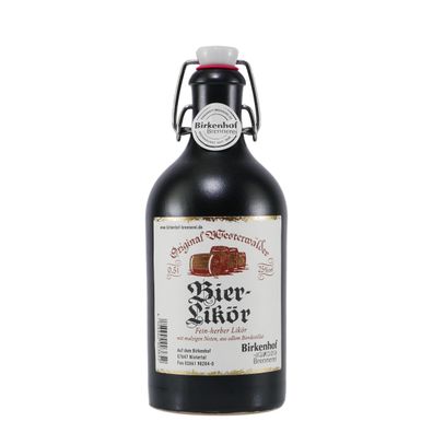 Birkenhof Bier-Likör im Tonkrug