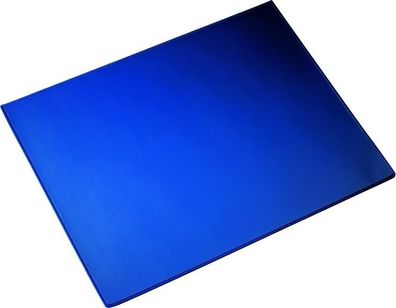 Alco Schreibunterlage blau transparente Abdeckung 50x65cm
