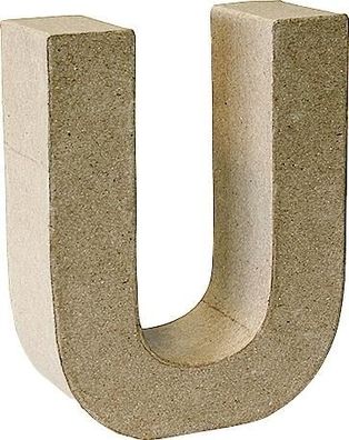 KNORR Prandell 2119293121 Papp-Buchstabe 3D U 175 x 135 x 55 cm Pappe natur