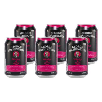 George Washington Whiskey & Berry (12 x 0,33L)