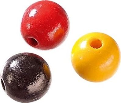 KNORR Prandell 216013203 Holzperlen-Mix Ø 12 mm Buche Deutschland schwarz rot