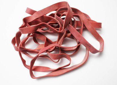 Alco Gummiband Naturkautschuk 10x130mm rot 1000g