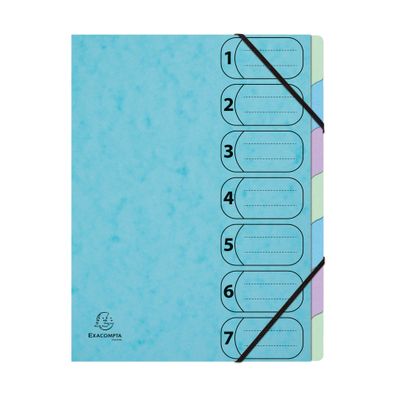 Exacompta Ordnungsmapp Harmo 7 Fächer A4 Aquarel