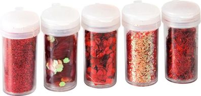 KNORR Prandell 218105493 Glitter-Mix Polyester rot