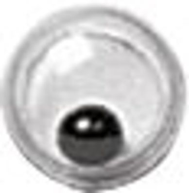 KNORR Prandell 212480050 Wackelaugen Ø 5 mm Kunststoff weiss mit schwarzer Pupille