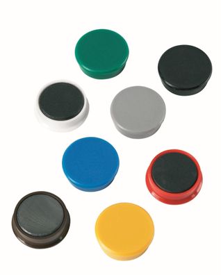 Alco Haftmagnet 13,5mm Ø 38mm grün 10 Stück