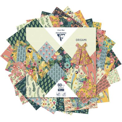 Clairefontaine Origami Set 60Bl 15x15 Kiribati