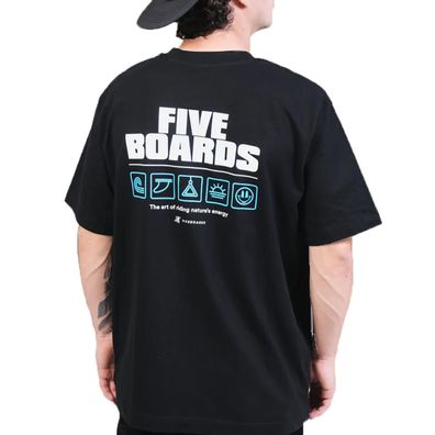 Fiveboards T-Shirt Icon black